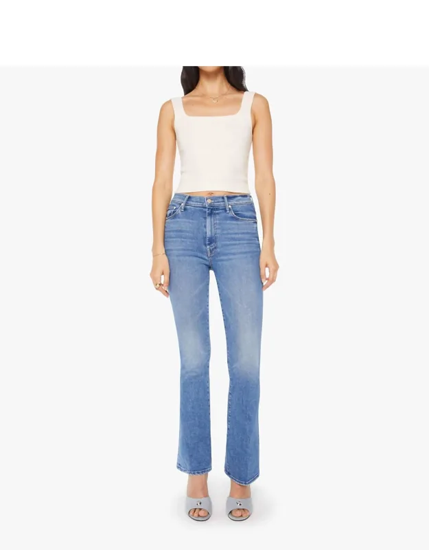 High Waisted Weekender Skimp Jeans Crafted In Los Angeles Premium Cotton Blend
