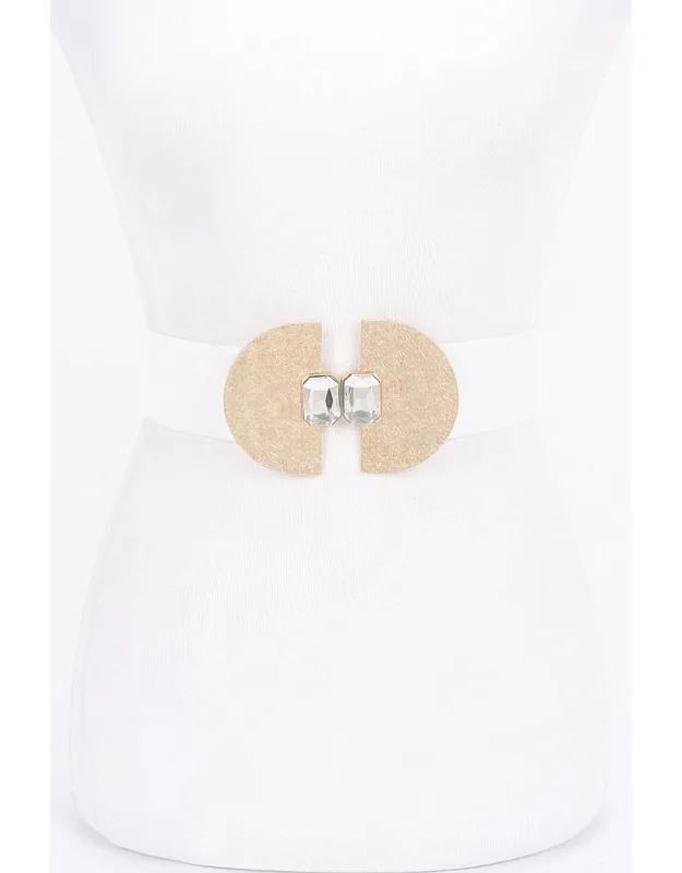 Metal Buckle Elastic Belt
