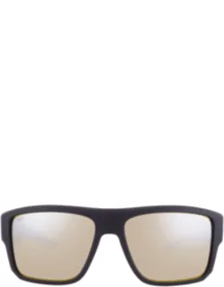 Taxman Sunrise Silver Mirror Polarized Glass Square Sunglasses