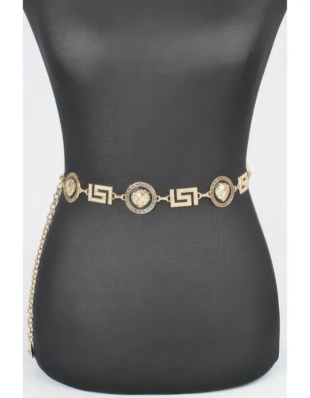 Rhinestone Chain Belt