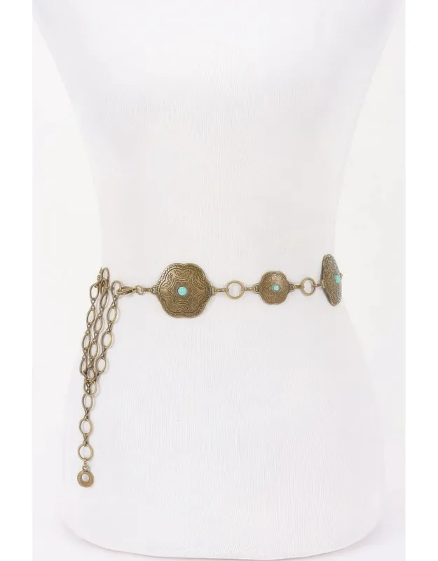 Vintage Metal Chain Belt