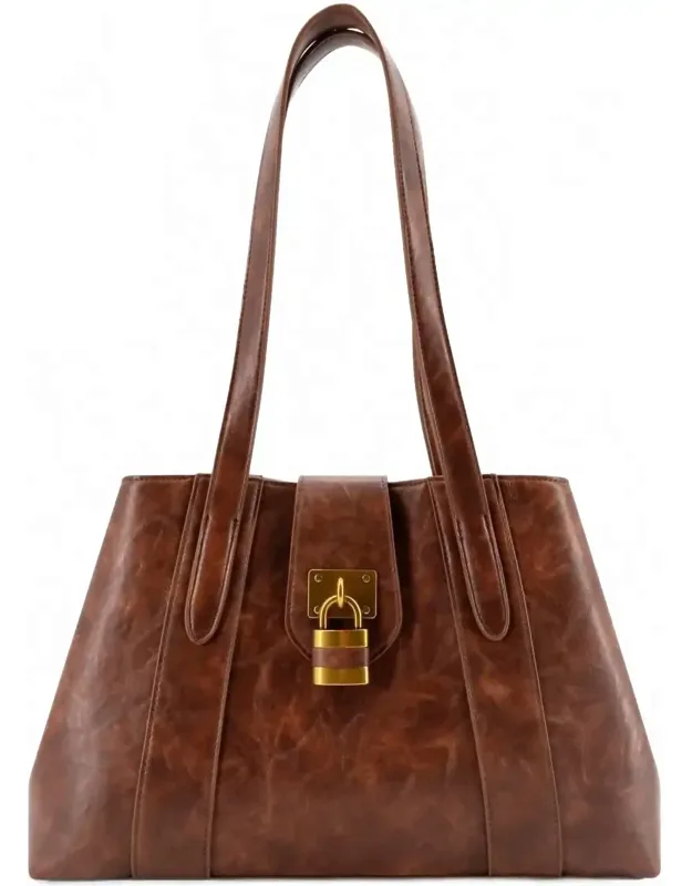 Fiora Signature Lock Satchel