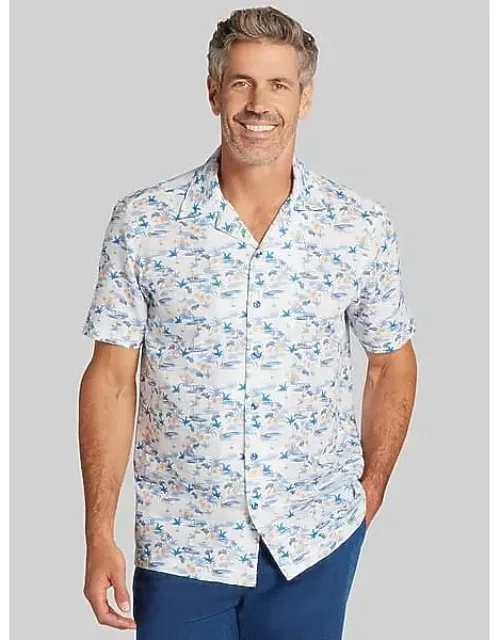 Modern Fit Sailboat Camp Shirt