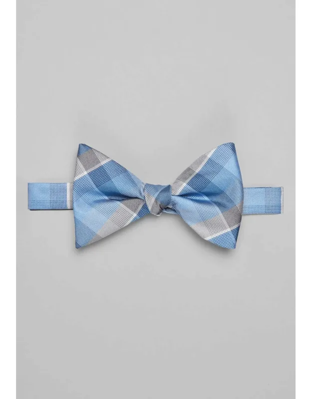 Plaid Pre-tied Big Bow Tie