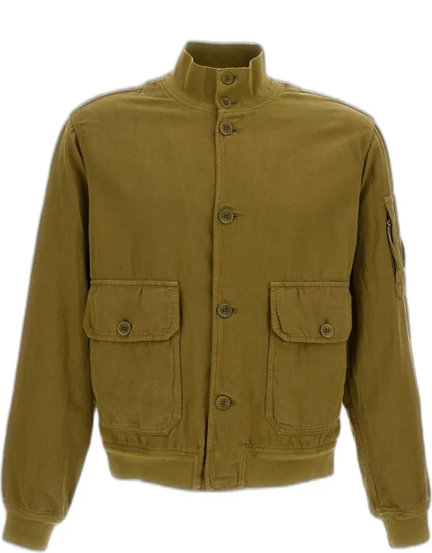 Linen-blend Jacket