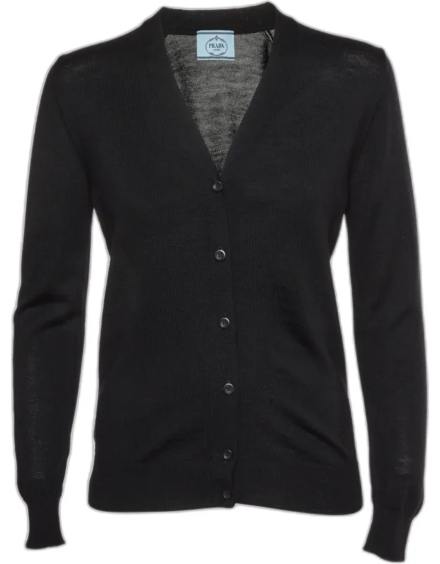 Wool Knit Button Up Cardigan