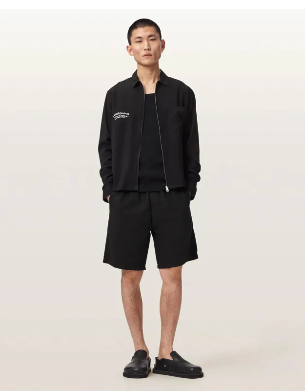 Linen Blend Relaxed Fit Shorts