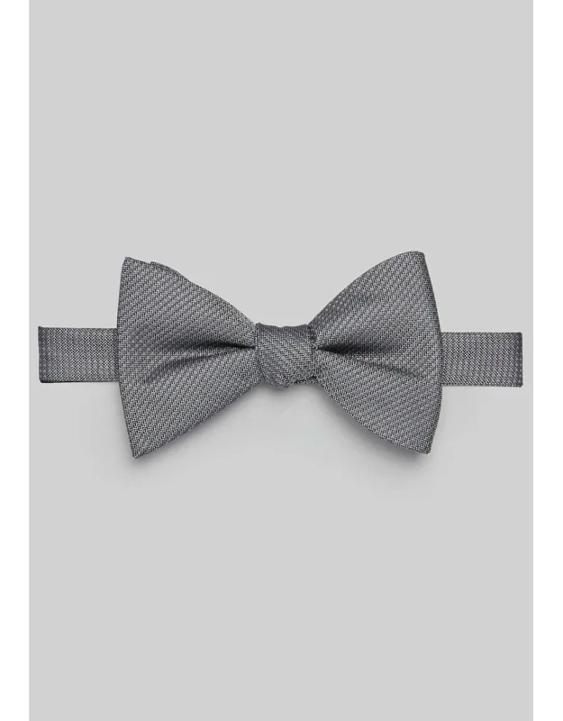Textured Pre-tied Big Bow Tie