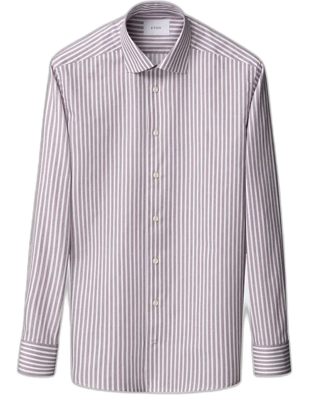 Contemporary Fit Bengal Stripe Twill Dress Shirt