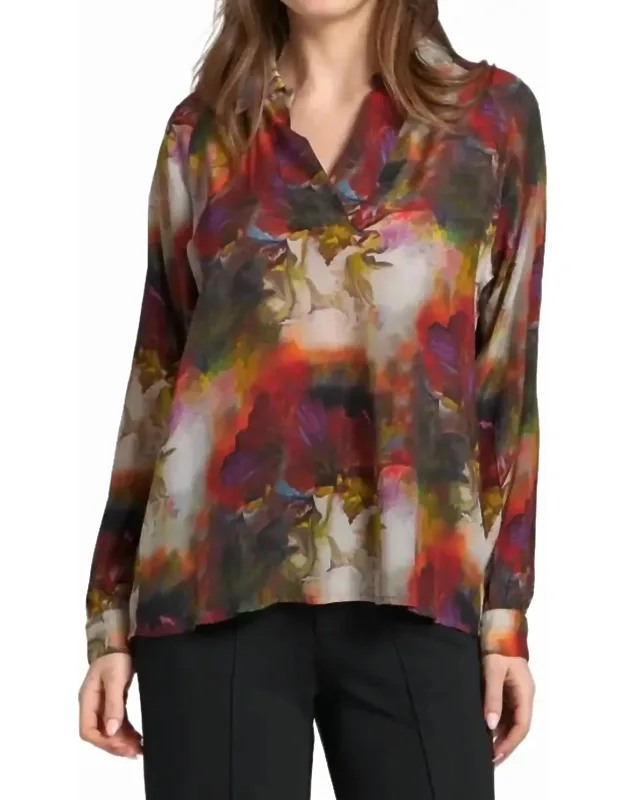 Pullover Long Sleeve Blouse
