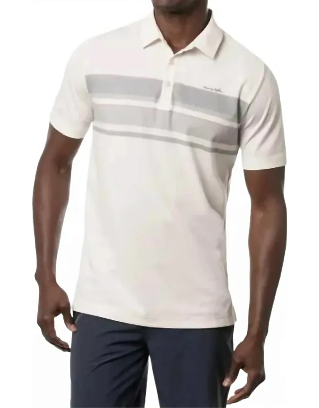 Counting Cards Striped Classic Fit Polo T-shirt