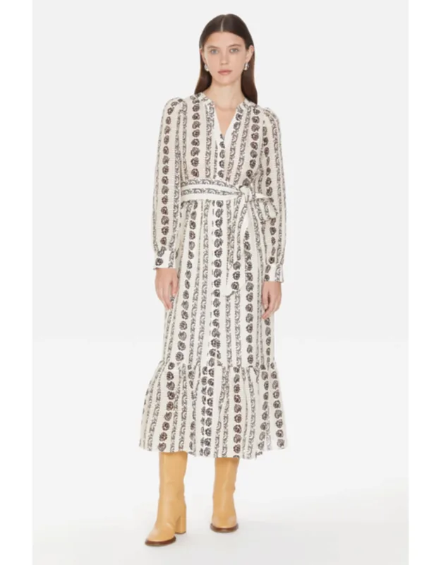 Hannon Dress With Optional Tie Belt And Side Seam Pockets