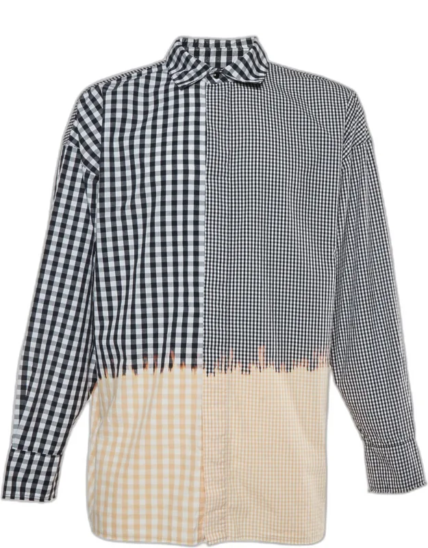 Multicolour Check Print Cotton Long Sleeve Shirt