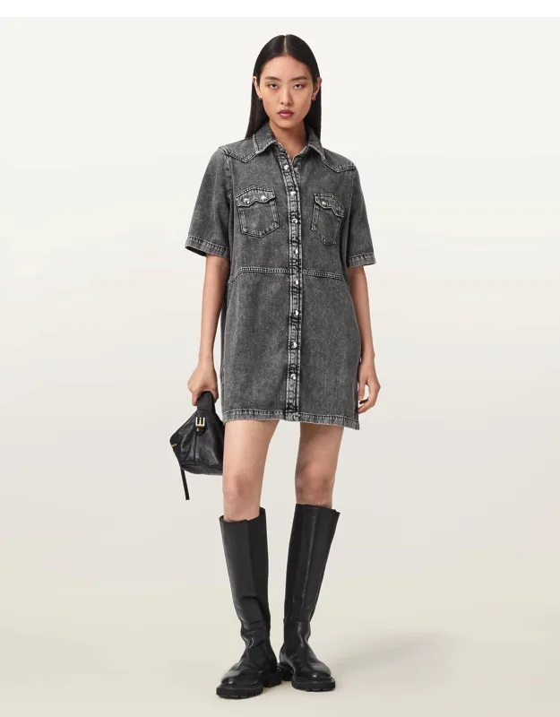 Rock Denim Mini Dress