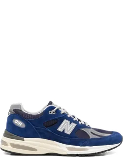 Suede-panelled Sneakers