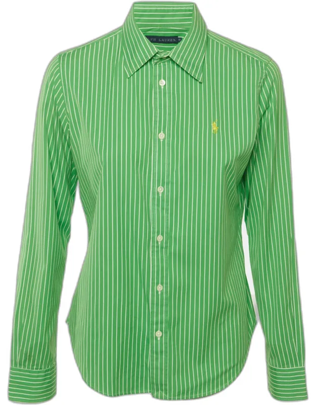 Striped Cotton Long Sleeve Shirt