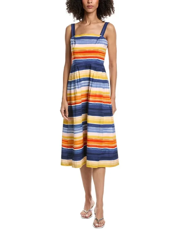 Poplin Midi Dress