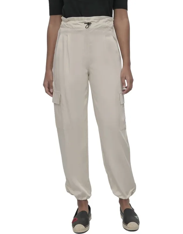 High Waist Soft Cargo Pants