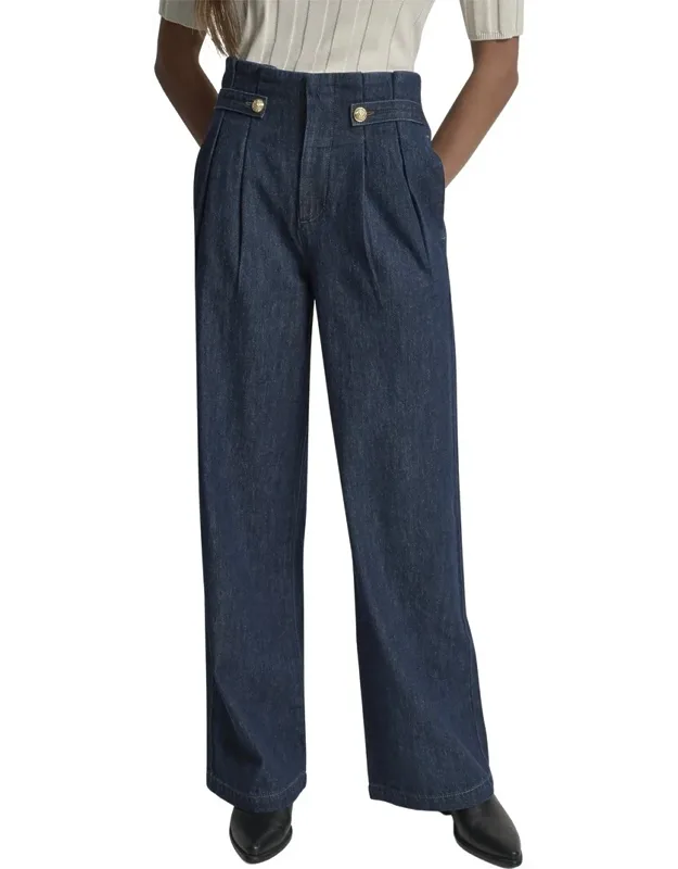 High Rise Wide Leg Jeans