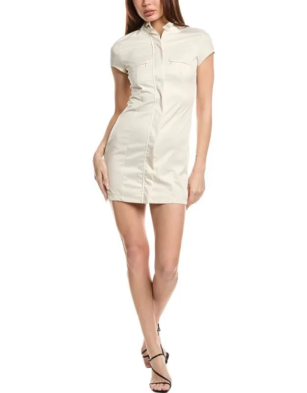 Front Zip Sheath Dress
