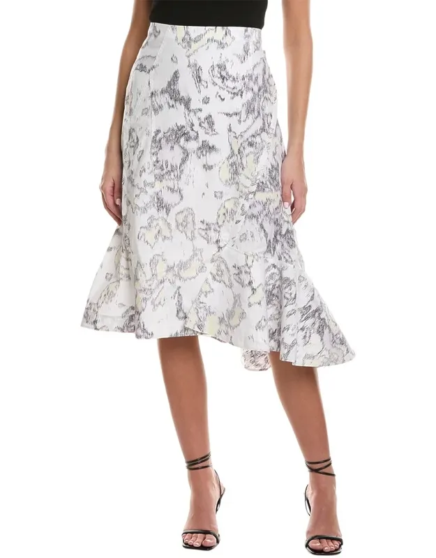 Ruffle Hem Skirt