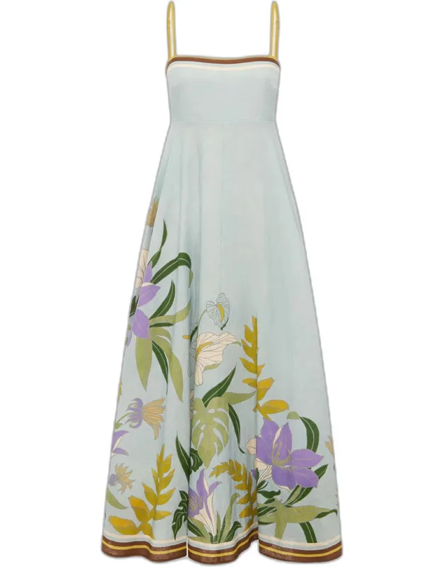 Linen Midi Dress