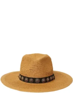 Summer Studded Straw Hat