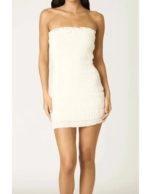 Strapless Mini Dress