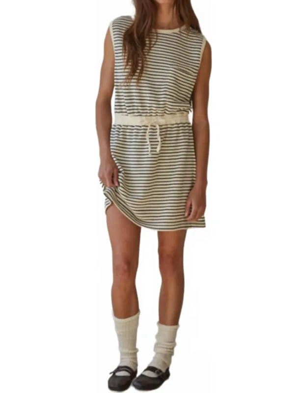 Striped Sleeveless Dress