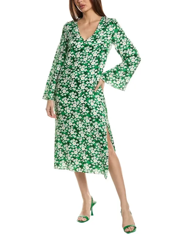 Phoenix Silk-blend Midi Dress