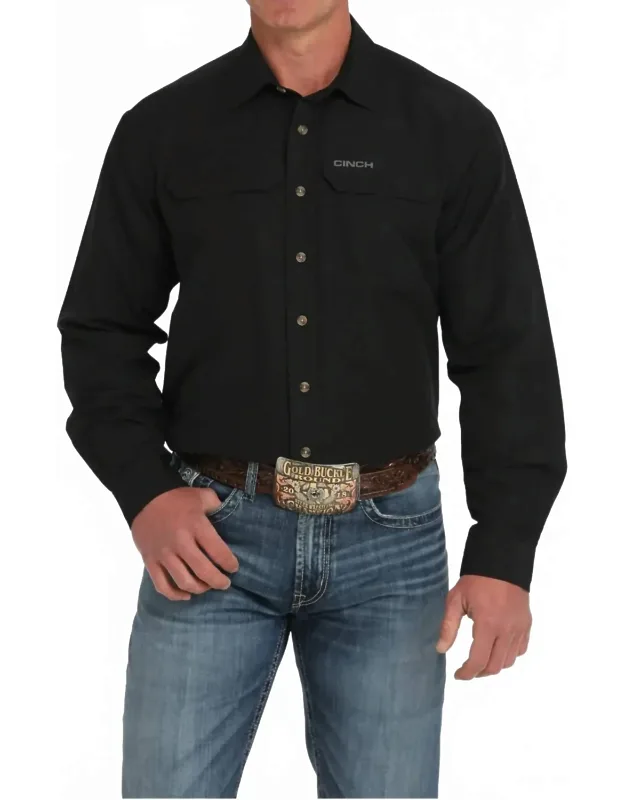 Vented Long Sleeve Shirt