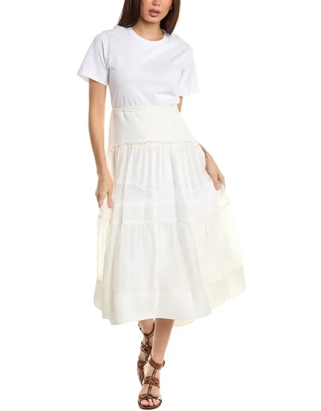 Silk-blend T-shirt Dress