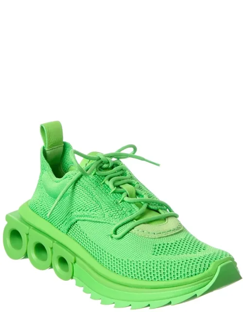 Nima Leather-trim Sneakers