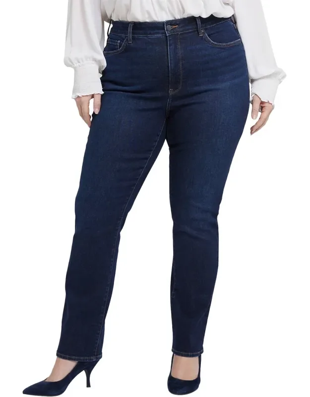 Marilyn River Bridge High-rise Straight Leg Jeans