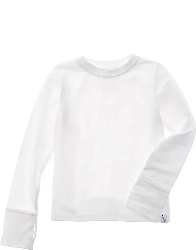 T-shirt With Thumbholes At Cuffs And 97% Cotton