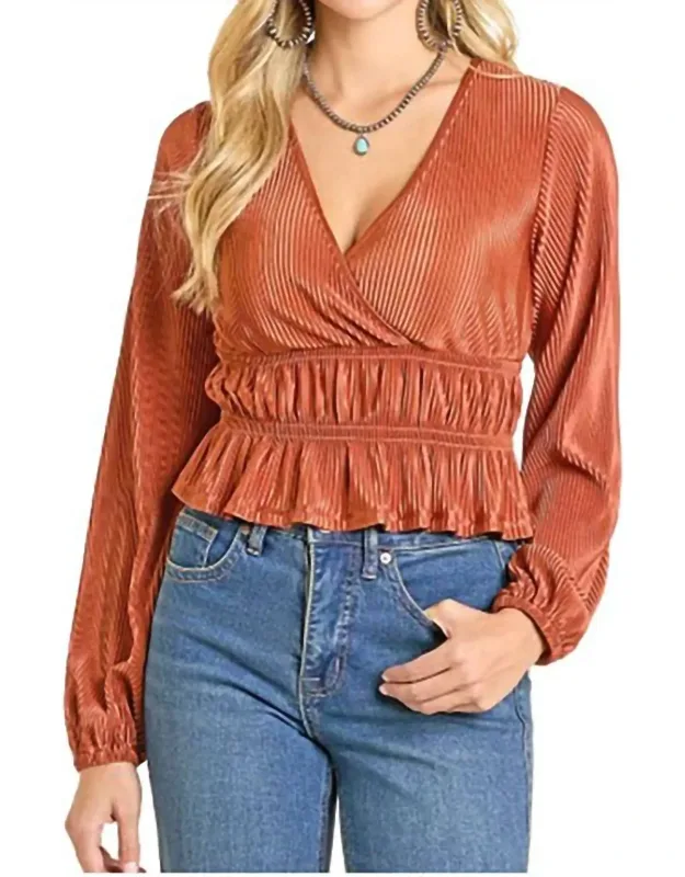 Cowgirl Plisse Blouse