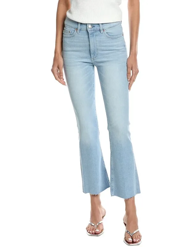 Dl1961 Bridget Cropped Jean With Raw Edge Hem And Classic Five Pocket Styling