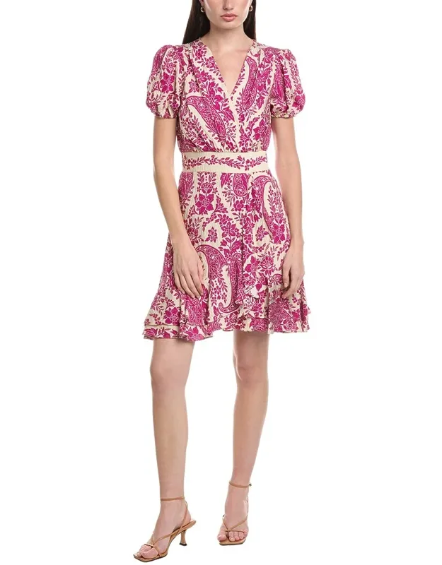 Printed Marrakesh Short Sleeve Mini Dress
