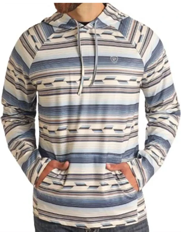 Performance Cool Feel Aztec Light Weight Hoodie