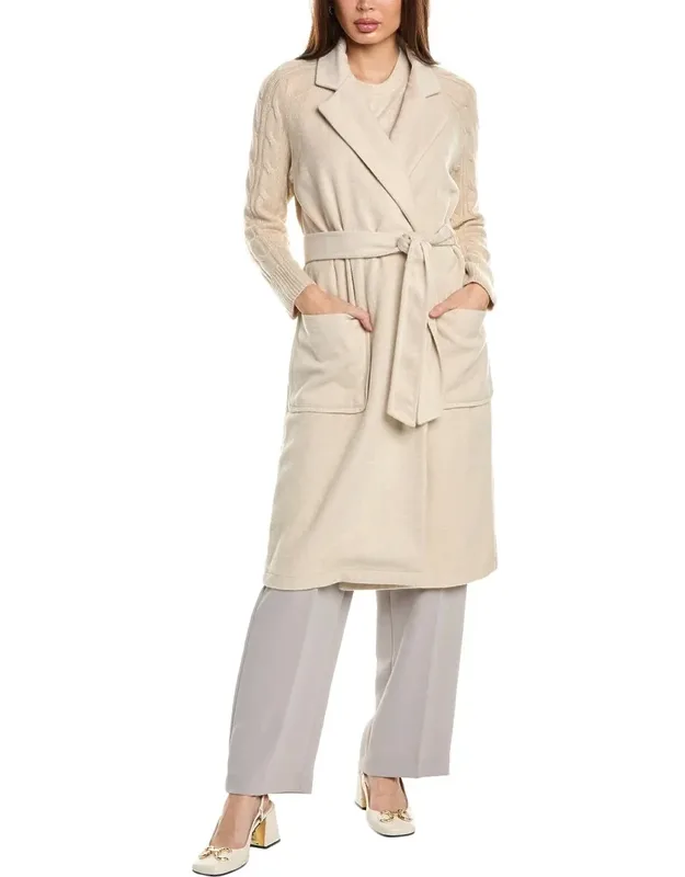 Wool-blend Coat