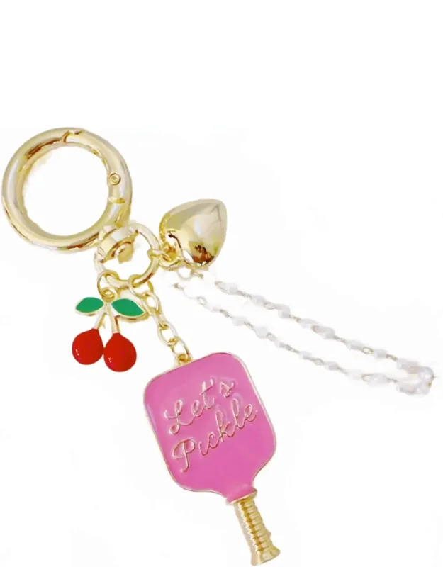 Pickleball Bag Charm And Keychain
