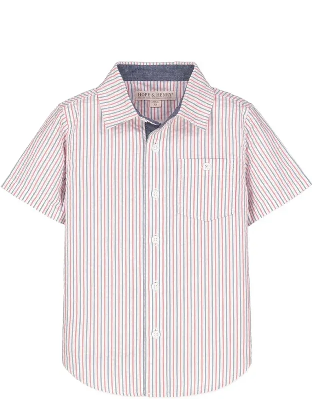 Seersucker Short Sleeve Shirt