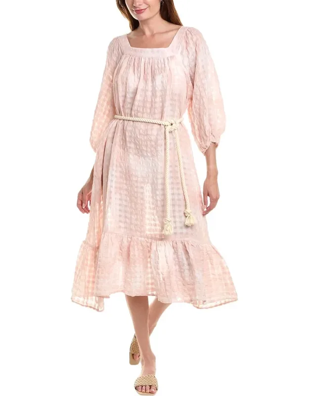 Laure Linen-blend Maxi Dress