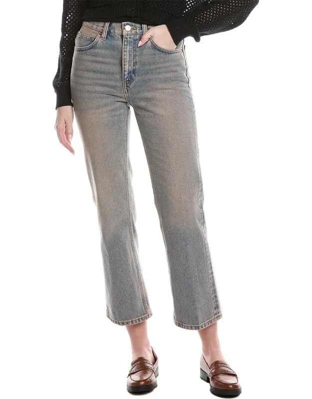 70s Tinted Blush Loose Flare Jeans