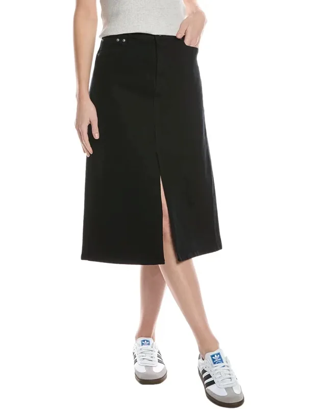 Denim Midi Skirt