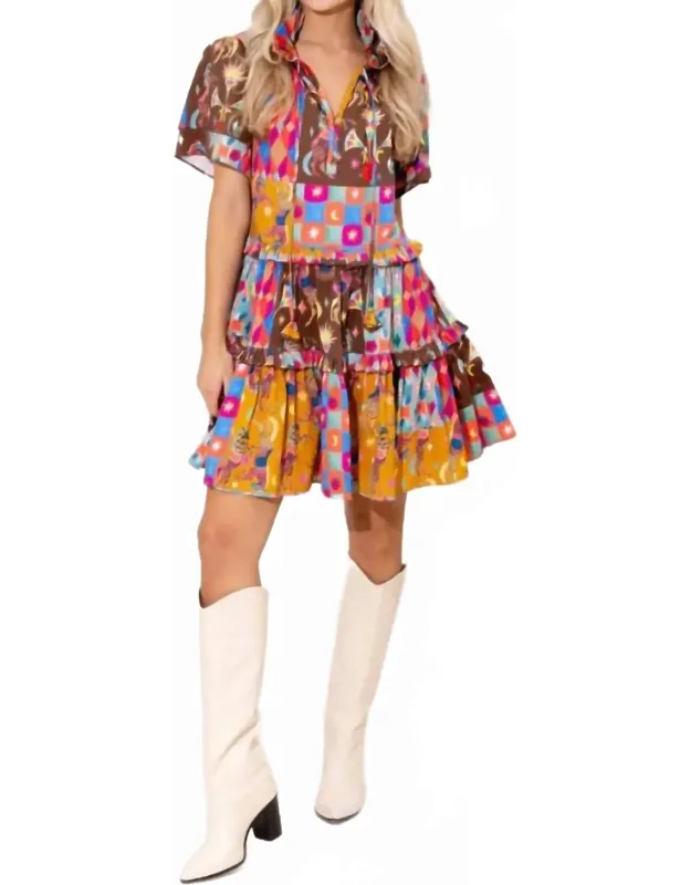 Ruffle Hem Dress