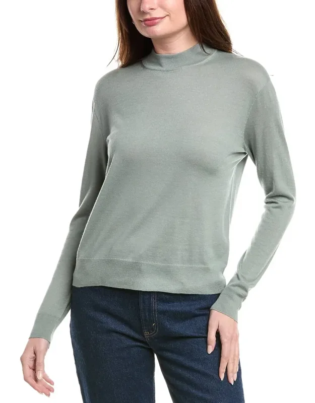 Wool Mock Pullover