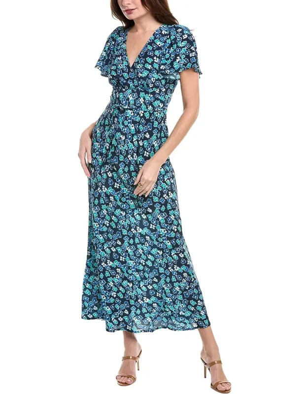 Saturnia Silk Midi Dress