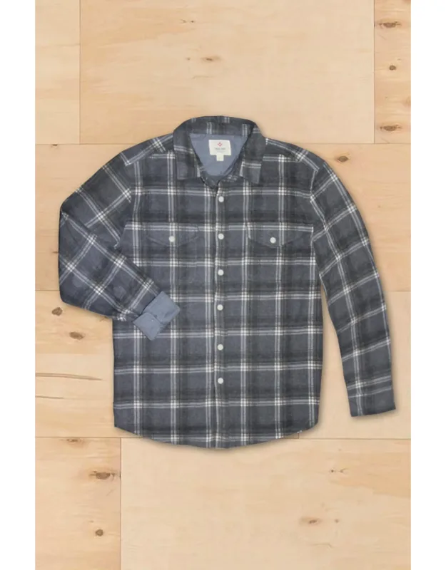 Plaid Long Sleeve Button Down Shirt