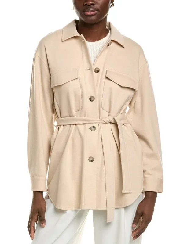 Wool-blend Coat